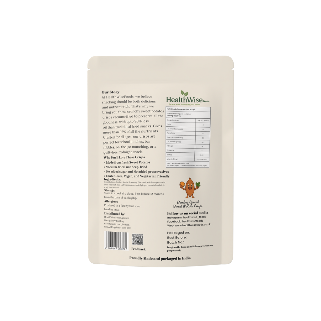 Sweet Potato Crisps (Bombay Special)